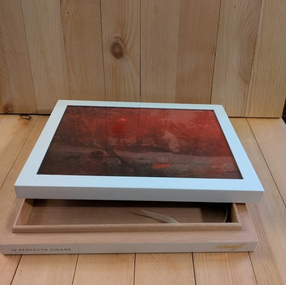 White Framed Art Print Box